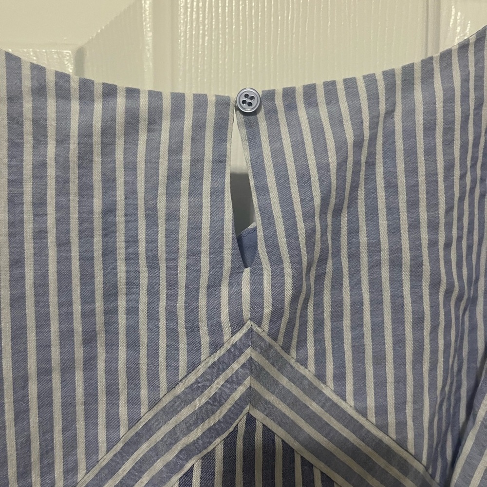 BCBGMaxAzria Blue Striped Camisole - Picture 4 of 6